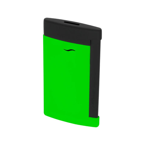 BQ SLIM 7 FLUO VERT FEUERZEUG ART. 027772 ST DUPONT