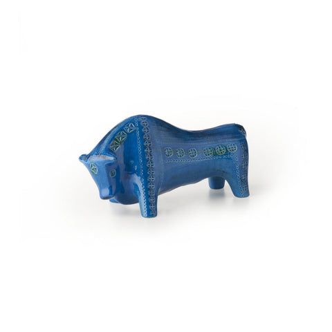 STIERFIGUR CM.32 RIMINI BLAU ALDO LONDI ART. ZZ999-14 BITOSSI CERAMICHE BLAU