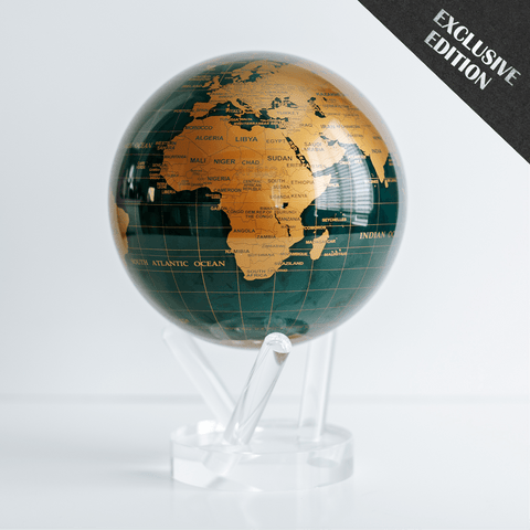 MAPPAMONDO 8.5" ART MG-85-GDG GREEN AND GOLD MOVA