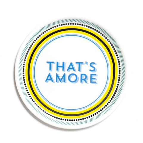 BITOSSI PIZZATELLER „That’s Amore“, weiß, D. 32 cm