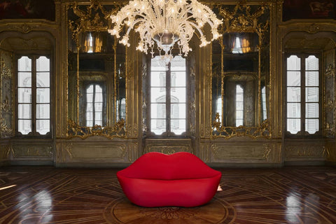 UNLIMITED BOCCA GUFRAM ROTES SOFA