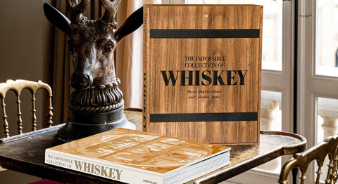 LIBRO THE IMPOSSIBLE COLLECTION OF WHISKEY ASSOULINE BROWN