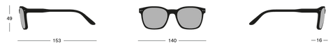 IZIPIZI SUN JOURNEY BRILLE (POLARISIERTE GLÄSER) SCHWARZ