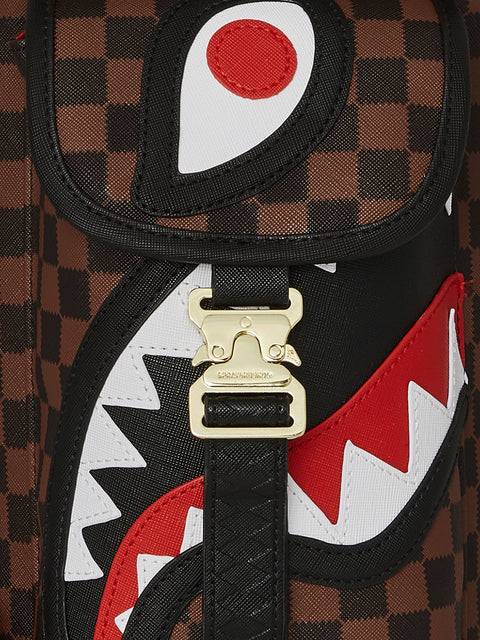 SAWTOOTH SHARKS IN PARIS MONTE CARLO RUCKSACK 910B7834NSZ SPRAYGROUND BRAUN