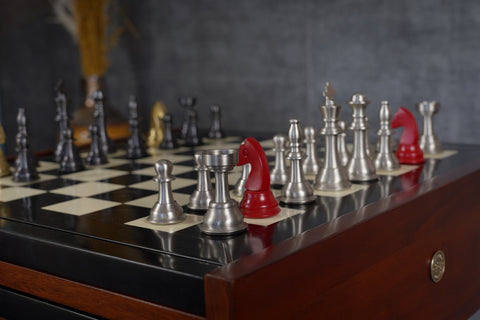 SCHACHSPIEL METALL GR033 AUTHENTISCHE MODELLE