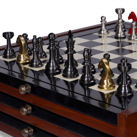 SCHACHSPIEL METALL GR033 AUTHENTISCHE MODELLE