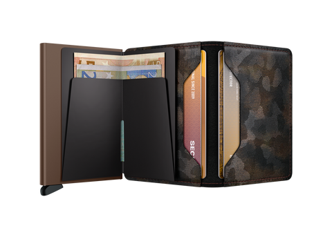 SLIMWALLET JUNGLE BROWN SECRID MEHRFARBIGE GELDBÖRSE