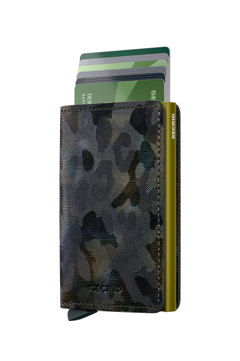 SLIMWALLET JUNGLE BROWN SECRID MEHRFARBIGE GELDBÖRSE