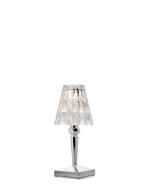 CHROM-AKKU-LAMPE 09145XX KARTELL SILBER