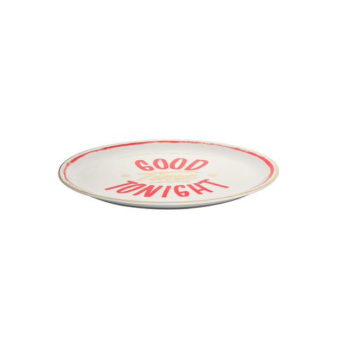 PIATTO PIZZA GOOD TIME TONIGHT D. 32 CM LGP01001 BITOSSI HOME RED