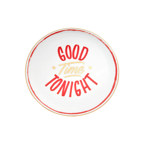 PIATTO PIZZA GOOD TIME TONIGHT D. 32 CM LGP01001 BITOSSI HOME RED