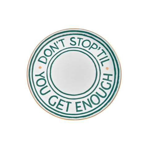 PIATTO PIZZA DON'T STOP TILL D.32 CM LGP01004 BITOSSI HOME GREEN