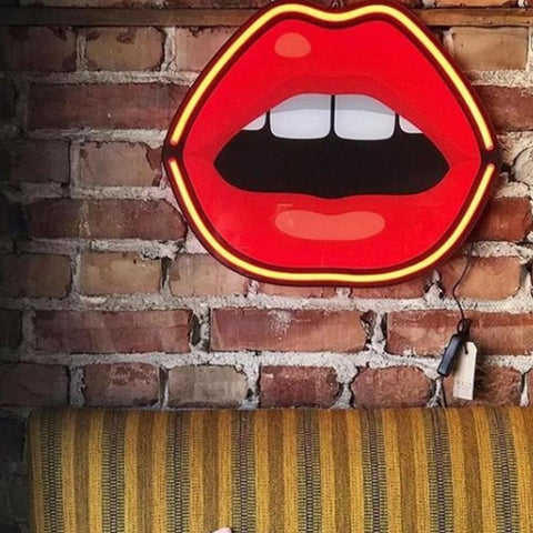 LED NEON SIGNS MOUTH 13100 RED SELETTI