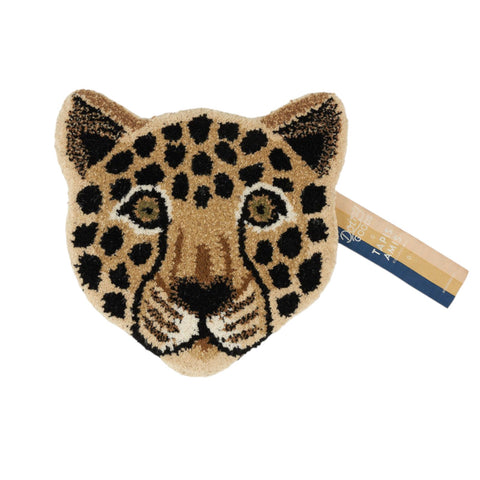 DOING GOODS TEPPICH LOONY LEOPARD HEAD 31X31X2 CM 145100327005