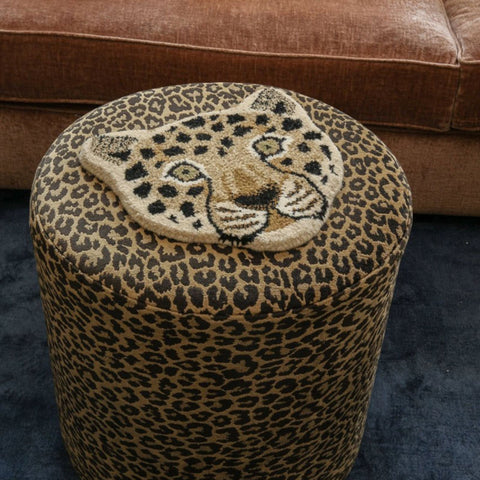 DOING GOODS TEPPICH LOONY LEOPARD HEAD 31X31X2 CM 145100327005
