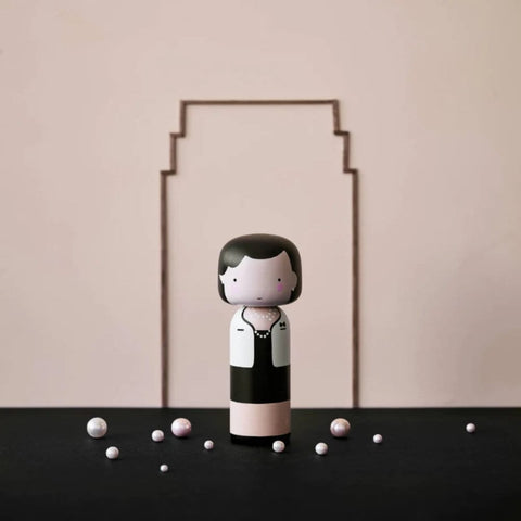LUCIE KAAS SKETCH.INC KOKESHI COCO H 30 ART. SI01CO30 SCHWARZ