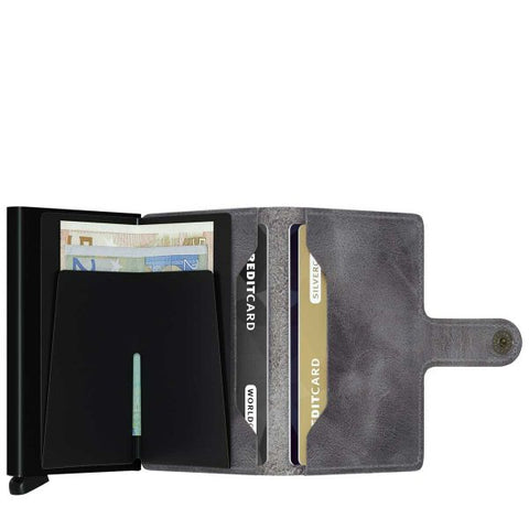 MINIWALLET SECRID VINTAGE grau-schwarz