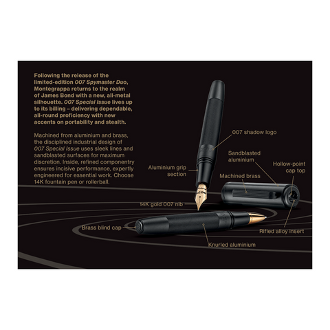 STILOGRAFICA 007 SPECIAL PENNINO F 14K MONTEGRAPPA