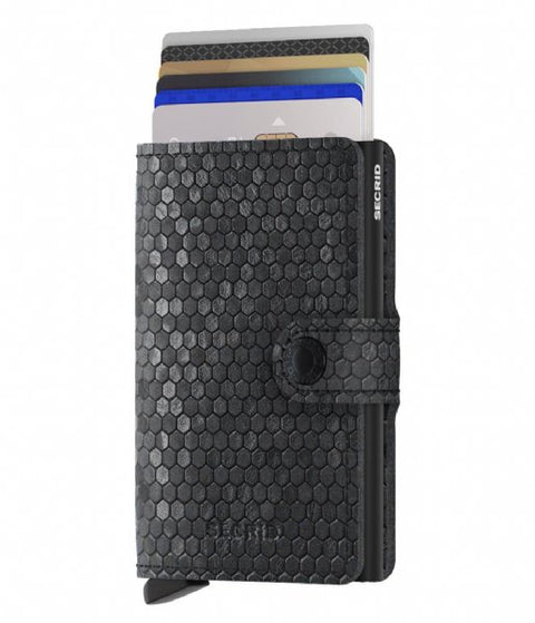 MINIWALLET SECRID HEXAGON SCHWARZ