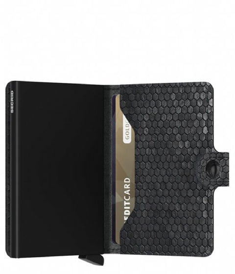 MINIWALLET SECRID HEXAGON SCHWARZ