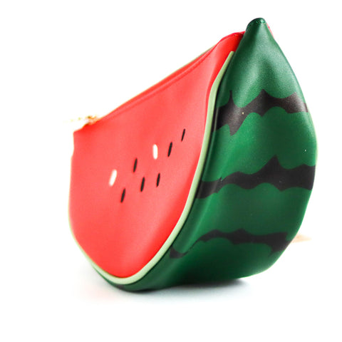 OBST/GEMÜSE FRISCHE WASSERMELONE LEDER-GELDBÖRSE YUP! ROT