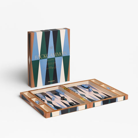 GIOCO BACKGAMMON LACQUERED PW00722 PRINTWORKS MULTICOLOR
