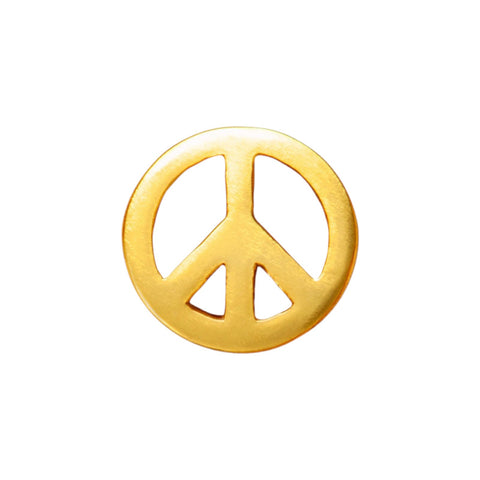 LULU COPENHAGEN VERGOLDETER 925 OHRRING LULU1379 PEACE GOLD