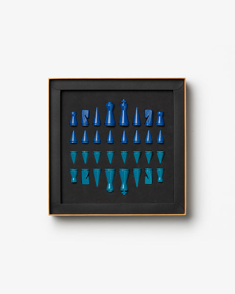 LACQUERED CHESS ATHENA ART. PW00691 PRINTWORKS BLUE
