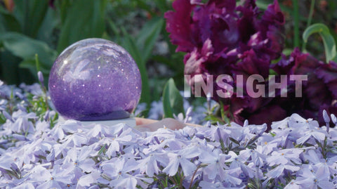 COOL SCHNEEKUGELN SERENITY Spheres SS003-PRPL LILA