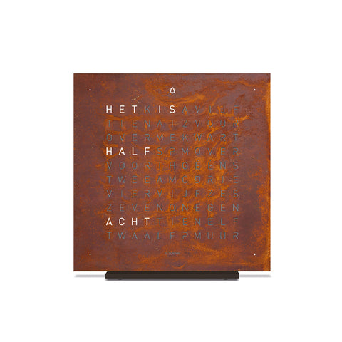 OROLOGIOTOUCH 13,5X13,5 CM RUST QLOCKTWO