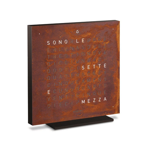 OROLOGIOTOUCH 13,5X13,5 CM RUST QLOCKTWO