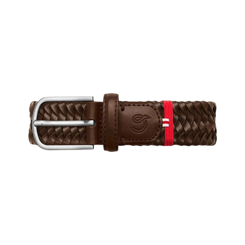 CINTURA ROMA LEATHER ORIGINALE LMROMBRO105 LA BOUCLE BROWN