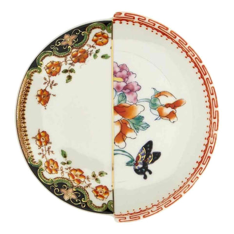 HYBRID-PORZELLAN-UNTERTASSE CM 15 ZERMUDE 09705 SELETTI WEISS