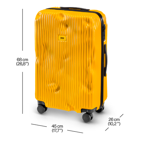 TROLLEY CRASH BAGGAGE STRIPE CB152 MEDIUM 04 GELB