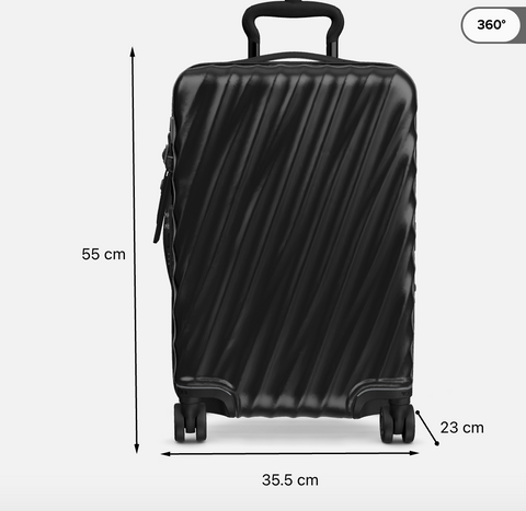 Kabinentrolley Tumi 19 Grad Schwarz International Art. 139683/1041/0228771D2
