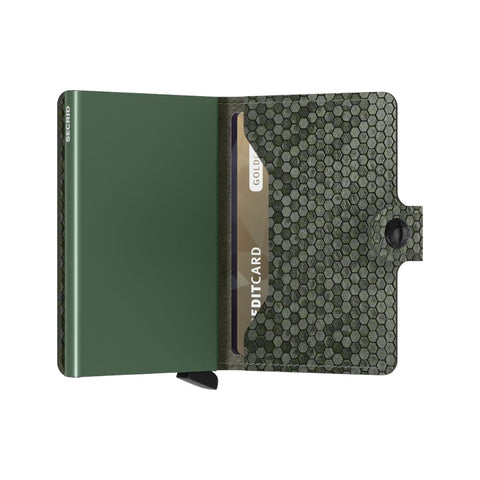 MINIWALLET SECRID HEXAGON GRÜN