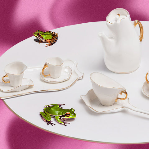 SELETTI VASSOIO MELTDOWN PORCELLANA 09599