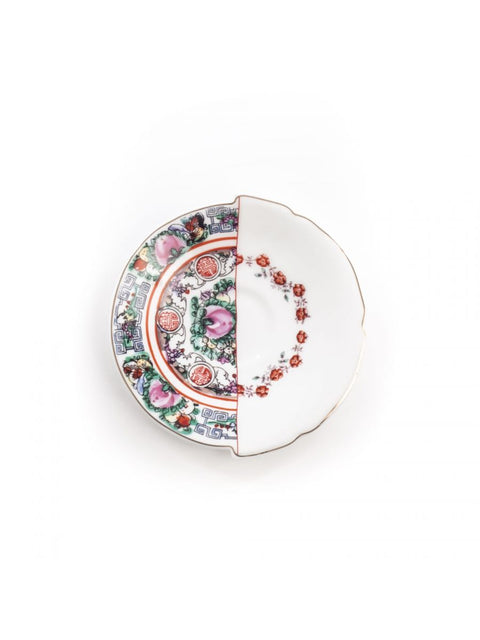 SELETTI HYBRID 09743 MEHRFARBIGE KAFFEETASSE AUS PORZELLAN MIT UNTERTASSE