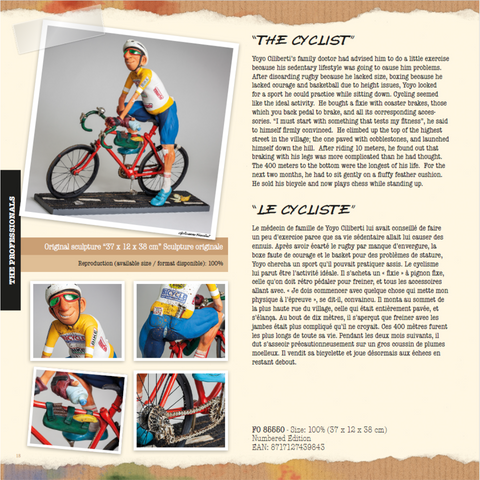 SOPRAMMOBILE THE CYCLIST 37X12X38 CM FO85550 FORCHINO MULTICOLOR