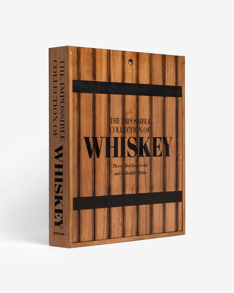 LIBRO THE IMPOSSIBLE COLLECTION OF WHISKEY ASSOULINE BROWN