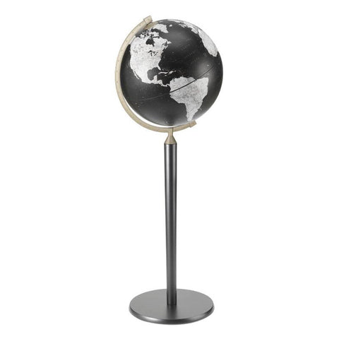 ZOFFOLI SCHWARZER MARMOR VASCO DE GAMA WELTGLAS, DURCHMESSER 40 CM