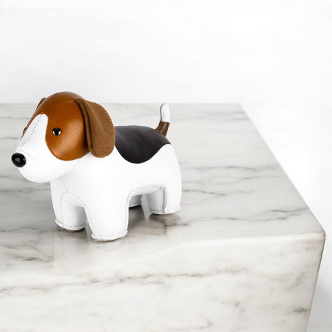 BRIEFBESCHWERER BEAGLE WEISS & BRAUN 0,25KG ZÜNY