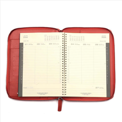WÖCHENTLICHER TASCHENKALENDER CLEVER ROT 765402U500 SPALDING