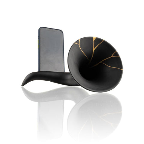 SCARAMAZ KINTSUGI MATT ART. 2563 CERAMICHE CRESCENTINI SCHWARZ