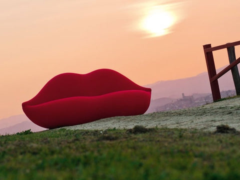 UNLIMITED BOCCA GUFRAM ROTES SOFA