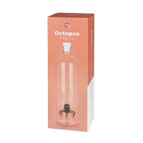 FLASCHE 1,2 LT BOROSILIKATGLAS OCTOPUS 26544 BALVI TRANSPARENT