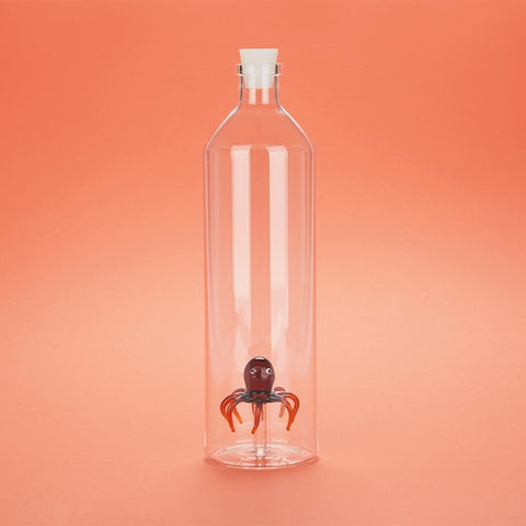 FLASCHE 1,2 LT BOROSILIKATGLAS OCTOPUS 26544 BALVI TRANSPARENT
