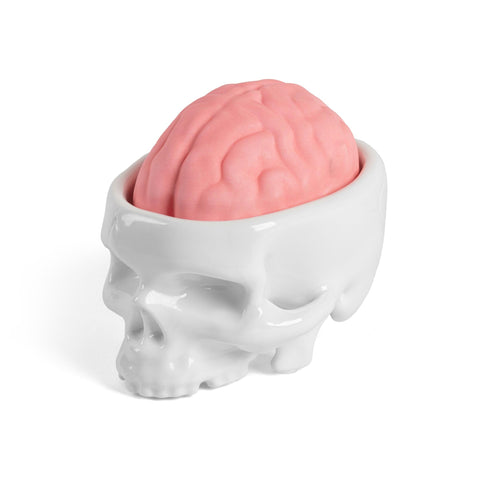 SELETTI BRAINWASH WEISSE PORZELLAN-SEIFENSCHALE 13501H