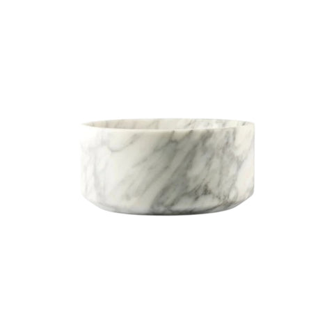 LABILLA GEMS GROSSE SCHÜSSEL, EINE H 10 CM, EINE G005_BC CARRARA STATUARIO MARMOR