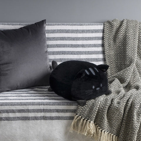 Balvi Kissen mit schwarzer Katze